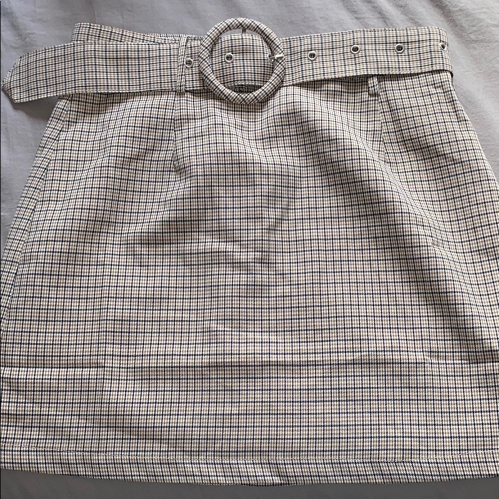 Lulus Belted Mini Skirt
